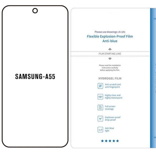 Film de protection - AILIKA - SAMSUNG A55 5G - Anti-Lumière Bleue - Hydrogel - Protection écran