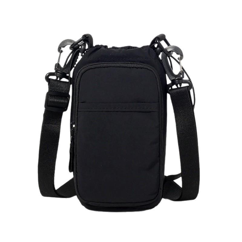Unisex Crossbody Water Bottle & Phone Bag - Portable Outdoor Sports Storage Bag