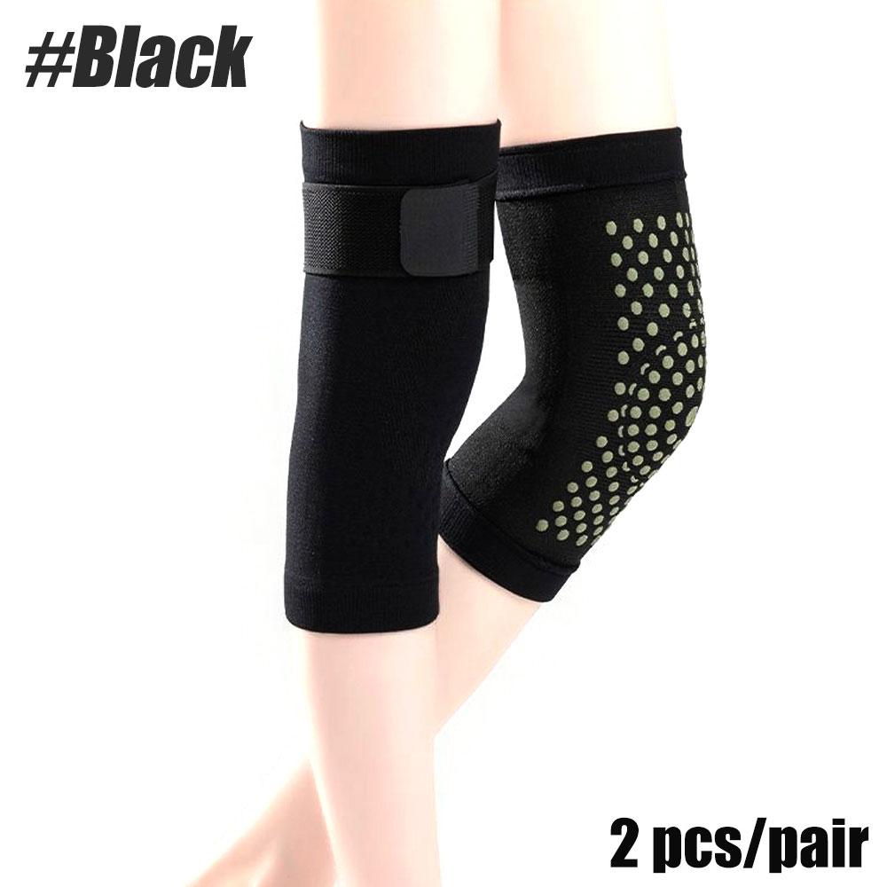 

1Pair Tourmaline Compression Knee Sleeves Leg Brace Support, Arthritis Pain Relief, Pain Management, Sport Compression Knee Pads M