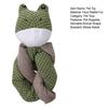Squeaky Plush Dog Chew Toy Boredom Stress Relief Frog Bear Sloth Rabbit Plushie Small Medium Large Dog Teething Interactive Animal Toy Pet Supplies