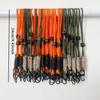 1pcs/2pcs/6pcs Hand Woven Umbrella Rope Outdoor Keychain Wrist Rope Outdoor External Buckle Car Key Hanging Rope