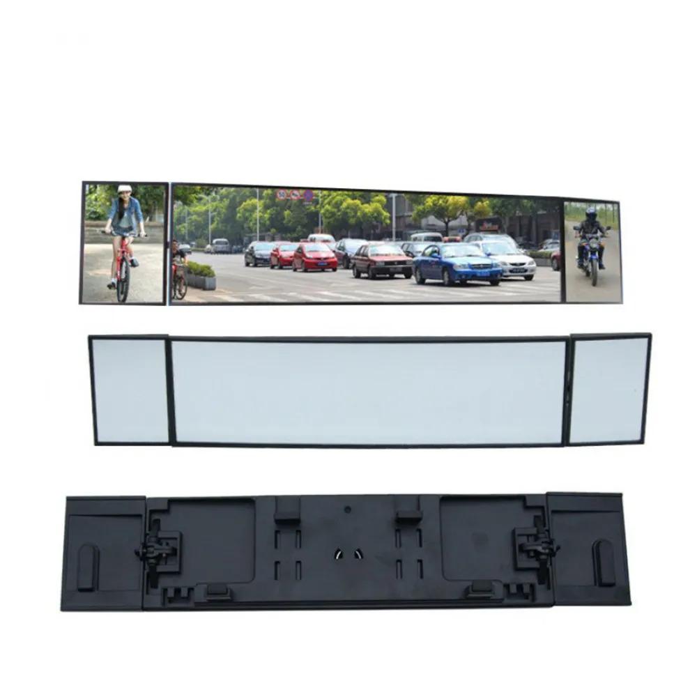 Car Panoramic Rearview Mirror Large 380Mm Curved Mirror 360° Rotation