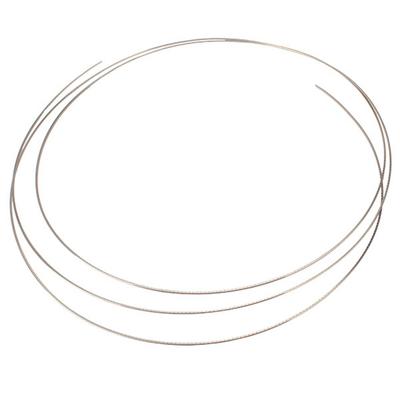 Yibuy 8FT Replacement Mandolin Banjo Fret Wire 1.6mm White Copper For Luthier Maker
