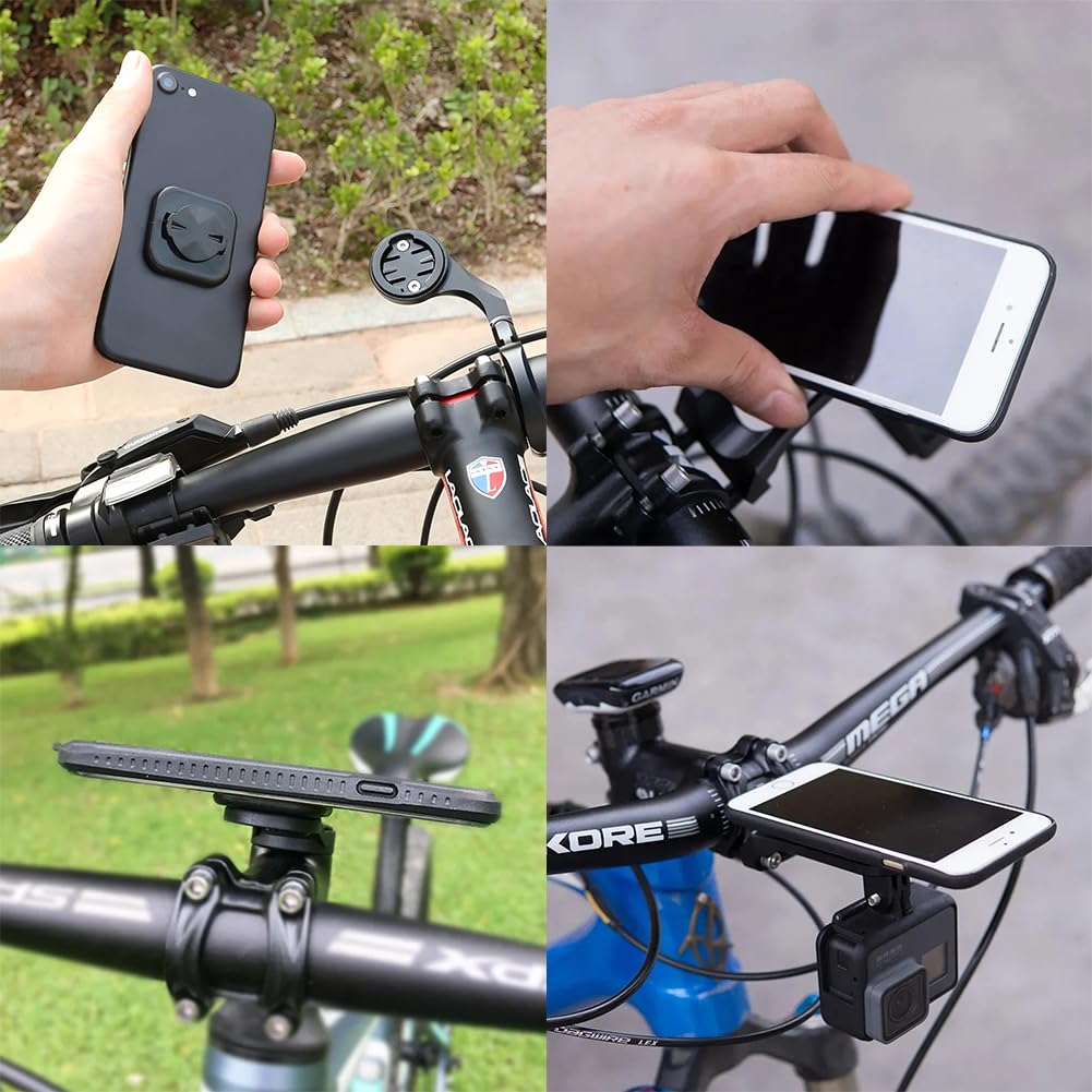 MircTuDou Bicycle Smartphone Holder Garmin Compatible Adhesive Adapter Pack of