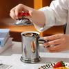 1 STuks Creatieve brandkraan, mok, keramisch kantoor kraan grote capaciteit met deksel ontbijtbeker vreemd cadeau drinkbeker souvenir