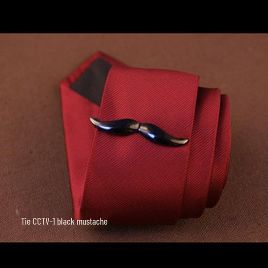 

Мужской зажим для галстука - Доступны дизайны: Усы, Черное перо и Якорь