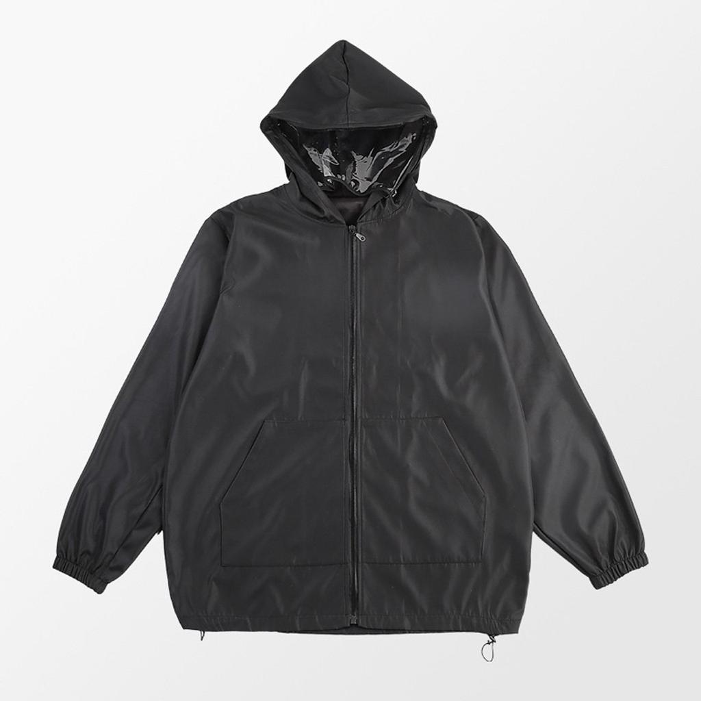 Men Women Hooded Isolation Protective Clothing Droplet  Color Coat Raincoat