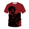 T-shirt Uomo Donna Anime Stampa 3D Streetwear Demon Slayer Kimetsu No Yaiba Harajuku Moda Tshirt Unisex Maglietta Top Abbigliamento