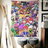 Brawl Stars Wall Tapestry Aesthetic Wall Hanging Printed Fabric Blanket Decorative Tapestries for Bedroom Living Room Home Decor