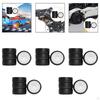 4 Pieces RC Tyre Rally Tyres Good Grip 65mm Diameter Replacements Wheel Tires Set for 1/10 Trucks