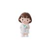 Handmade White Nurse Figurine Cartoon Nurse Baking Ornaments Funny Doctor Model  Desk