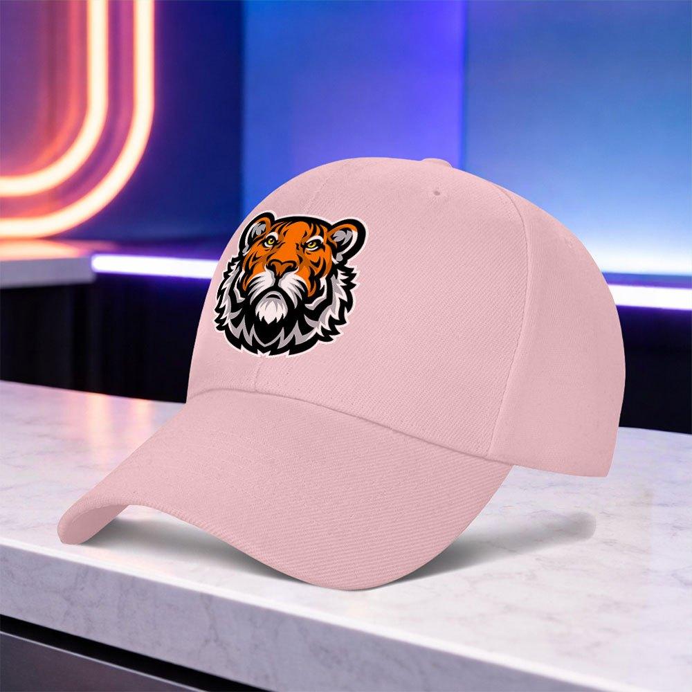 Tiger Head Print Lightweight Baseball Cap Unisex Outdoor Sports Hat for Weddings Parties Festivals Daily Wear Gift