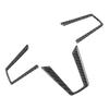 3Pcs Steering Wheel Button Frame Trim Carbon Fiber Sticker Fit for Mazda MX‑5 ND 2016‑2020