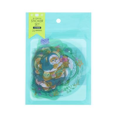 Sunstar Stationery mofusand Abziehbarer Hai Nyan Aufkleber S8593841