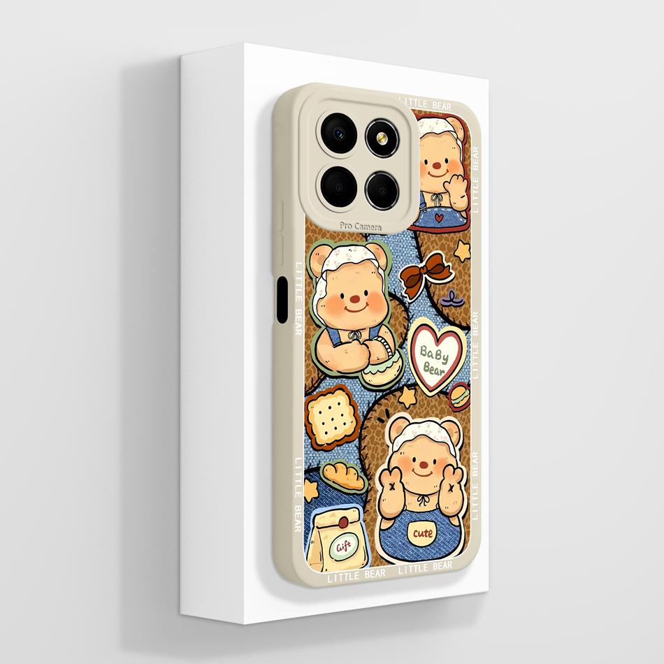 For Honor X8 X8B X8A Case Creative Paiting Cover For HonorX8B Honor X 8 5G Funda Soft Liquid Silicone Anti Drop Phone Back Cover