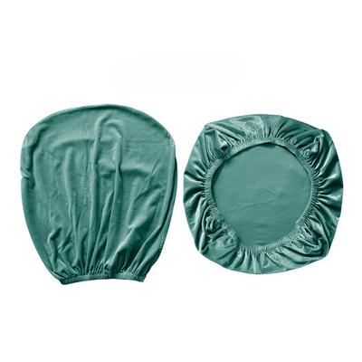 Computer Office Chair Slipcover - Split Protective & Stretch Velvet Fabric Universal Desk Chair Cover Task Protector Rotating Chair Seat Cover