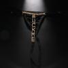 Sexy Blumen-Kristall-Tanga-Bikini-Höschen-Schmuck für Frauen, Stretch-Seil, Strass-Tanga-Rücken-Höschen, Körperschmuck
