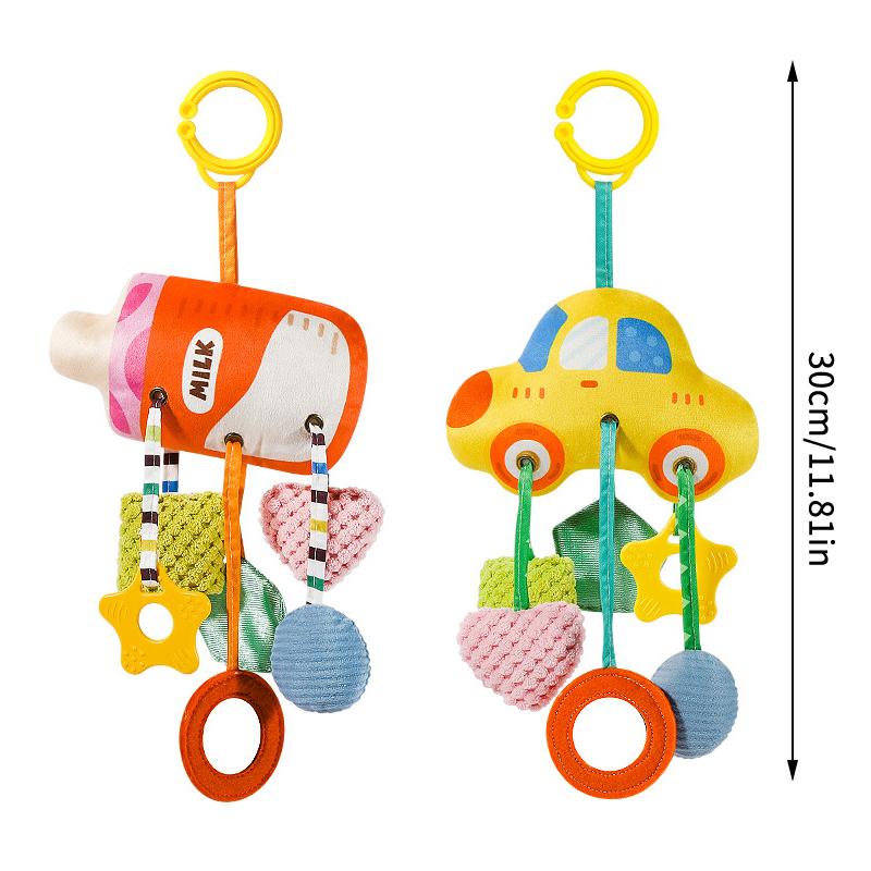 Newborn 0-12 Months Baby Stroller Toys Baby Rattles Mobiles Cartoon Animal Hanging Bell Educational Baby Toys