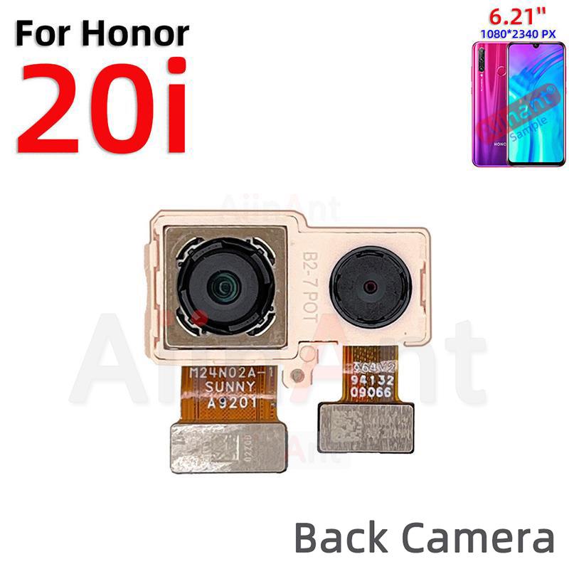 Aiinant Front Camera Rear Main Back Camera Module Flex Cable For Huawei Honor 20 Lite Pro 20i 20s View 20 V20 Replacement Parts