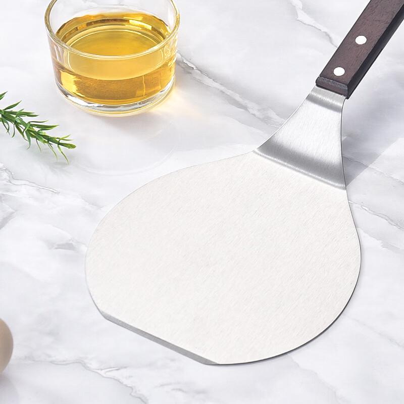 MDNG Stainless Steel Pizza Peel with Wooden Handle