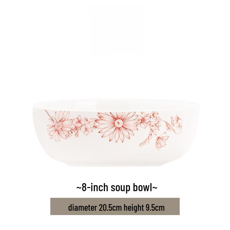 

Auspicious Chinese Enamel Soup Bowl