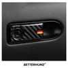 Für Mercedes Benz W205 C180 C200 C300 Kohlefaser Beifahrer Handschuhfach Schalter Panel Verkleidung Aufkleber Auto Tuning Innenraum Zubehör