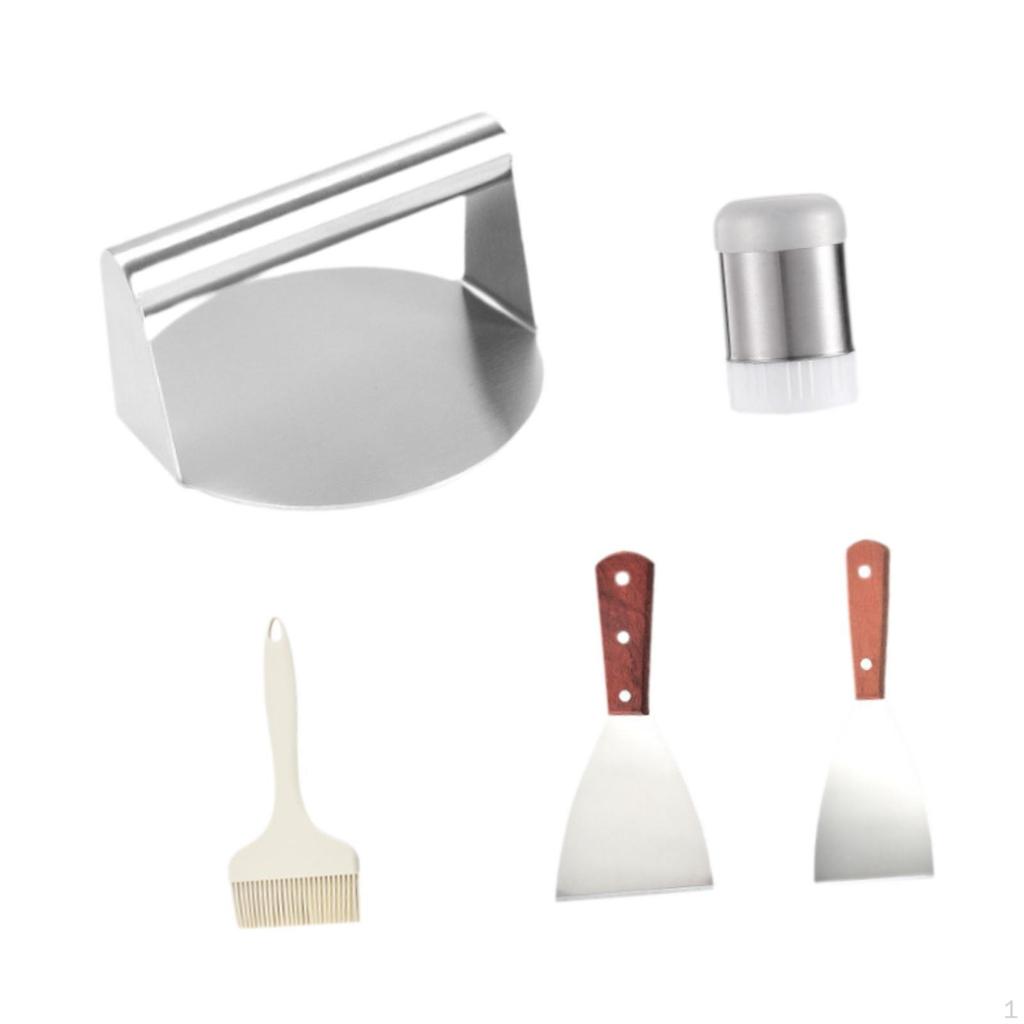 Hamburger Press,Meat Patty Press,Round,Easy To Clean,Nonstick,Grill Press,Burger Smasher Tool for