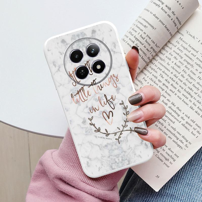 Luxury Case For Redmi 14C 4G 14R 5G A4 Note 14 Pro 5G Poco C75 Fundas Marble Art Pattern Soft TPU Protection Cover Shockproof