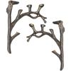 Shelf Brackets - AIMOONSA - Triangular Bracket - Wrought Iron - Vintage Gold - Set of 2