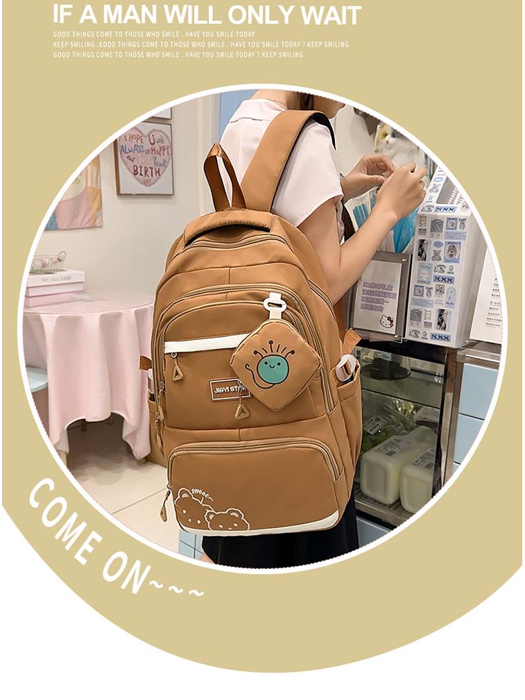 High-Value Large Capacity Girls' Backpack for High School & Travel