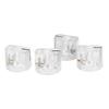 4Pcs Effect Pedal Knob Slot Design Transparent Plastic Easy Control Instrument Accessory