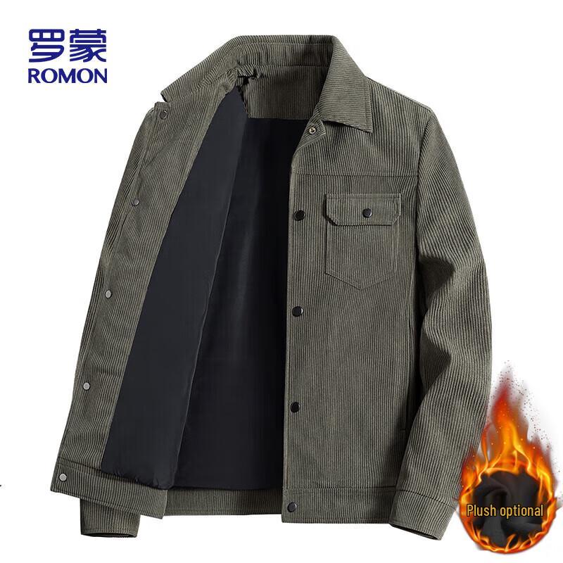 ROMON Men's Corduroy Lapel Jacket 2270