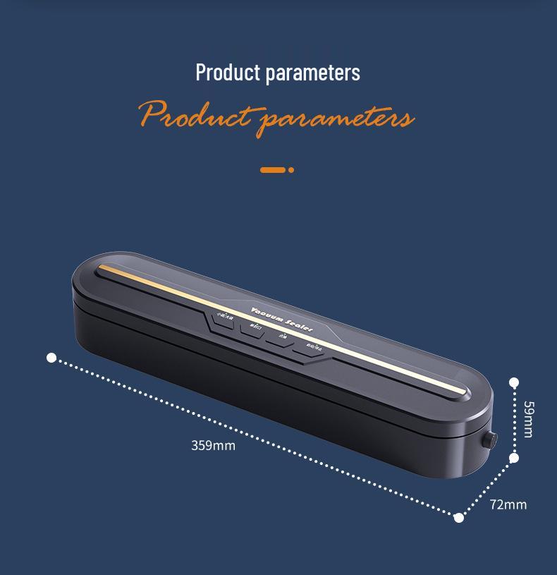 Automatic Vacuum Sealing Machine for Food Preservation - Kitchen Dry & Wet Packaging