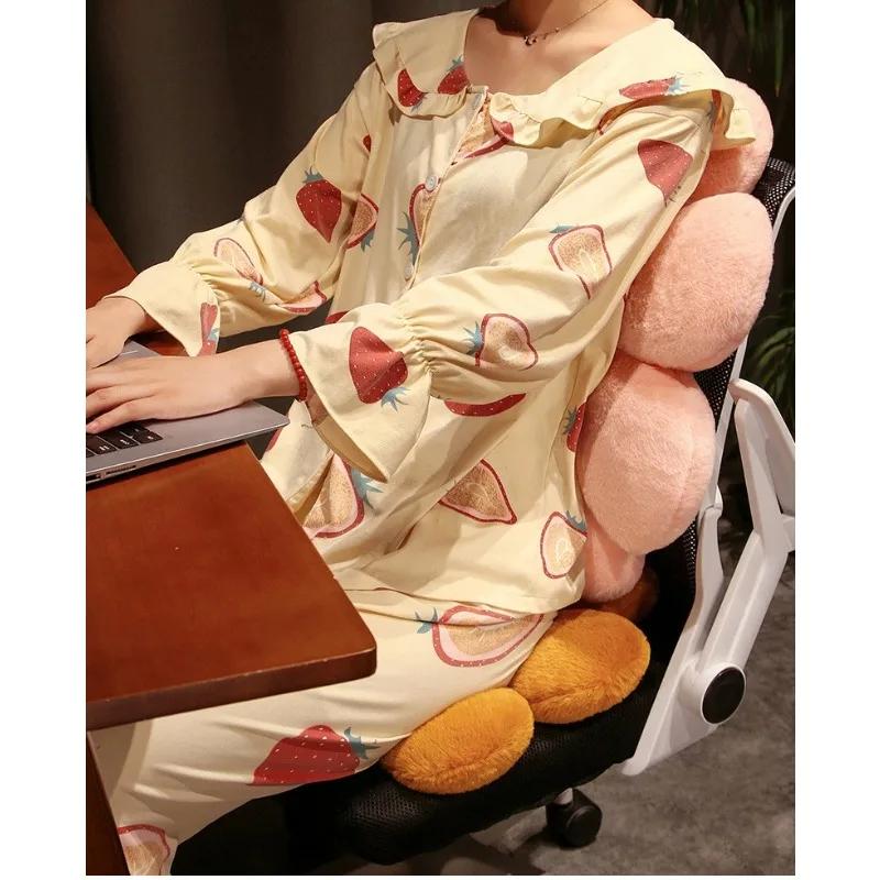 50cm Small Daisy Flower Shape Seat Cushion-Soft Butt Cushion for Tatami & Office Relaxation Cute Home Decoration Comfort Cushion