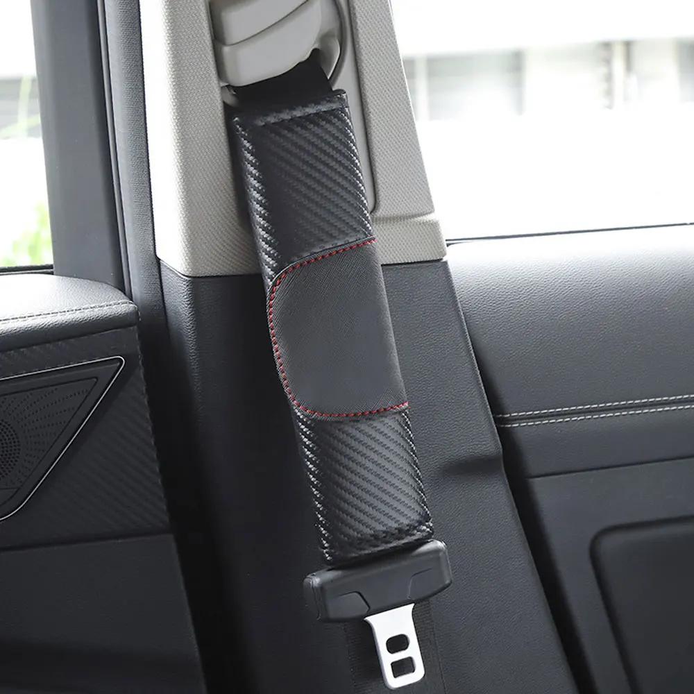 2Pcs Car Shoulder Cover Cushion Seat Belt Pad Strap BackPack Auto Interior Accessories Seat Belt Padding for Kids Car Stuff