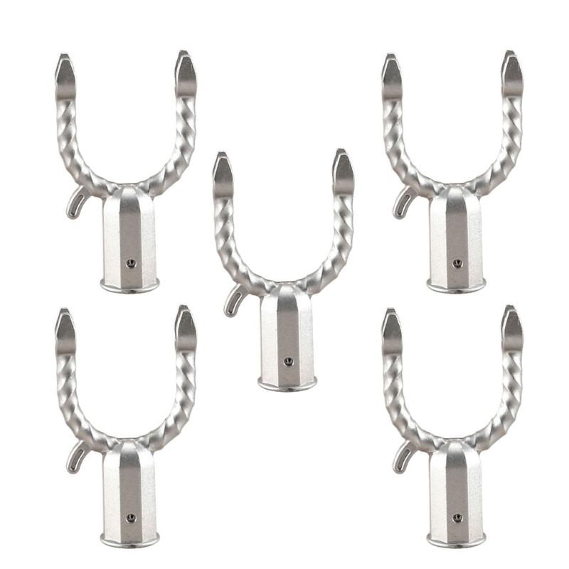 Reinforced Aluminum Alloy Laundry Hook Accessories 19mm Thickened Tube Secure Threaded Connection Home Use