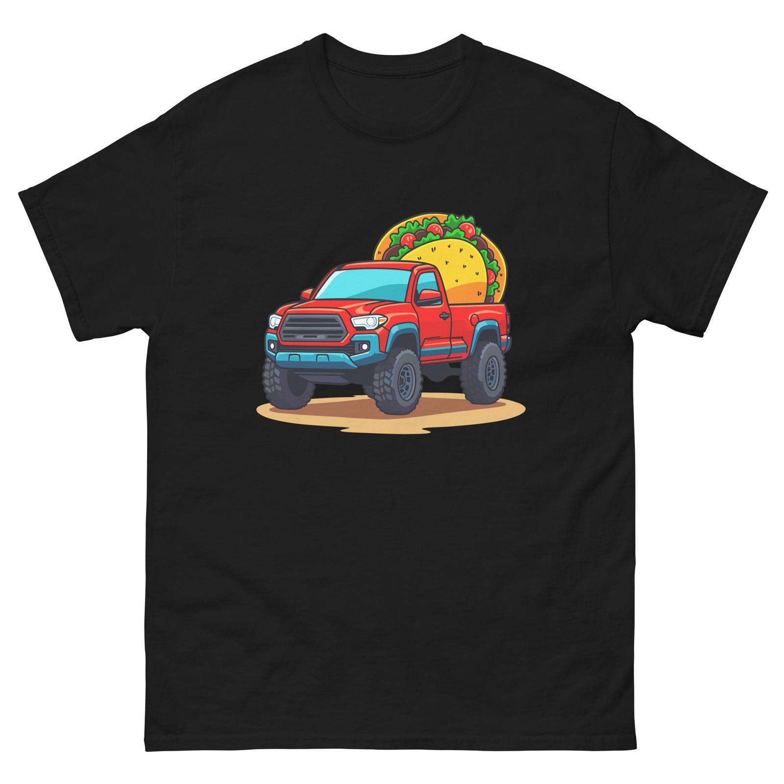 Red Taco Truck Cartoon Fun T-Shirt XXXXL