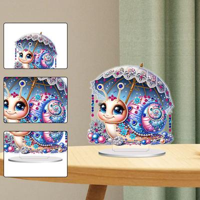 Cross Fairy Special Shaped Diamond Painting Tabletop Ornaments Kit Table Top Diamond Painting Ornament Kits for Adults Beginner