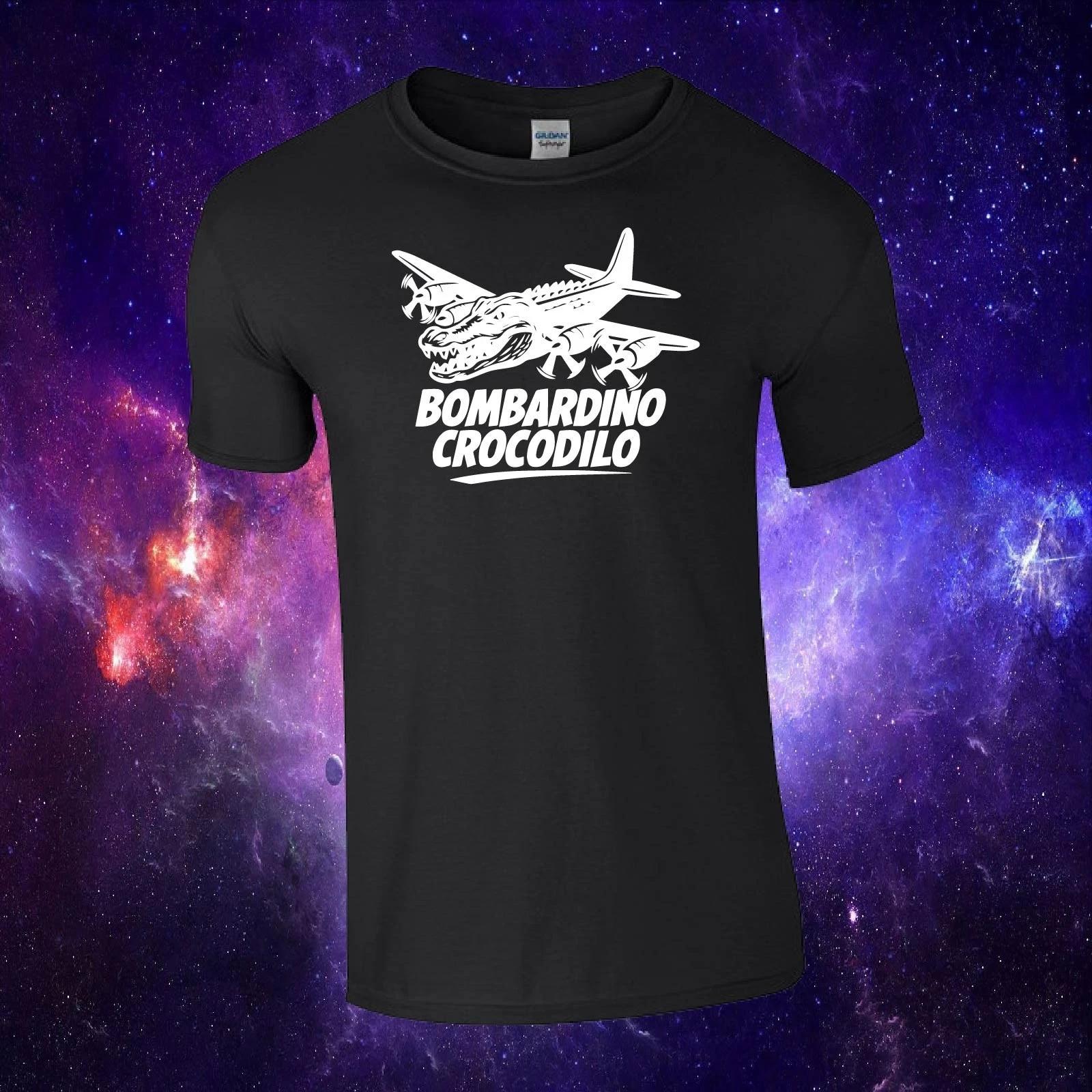 Bombardino Crocodilo Funny Italian Brainrot Inspired Kids/Adults Top T-shirt S