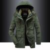 Retro Style Men's Windproof Cotton Jacket - Washed, Fleece Lined, Thickened (2025).