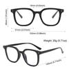 Anti-blue Light Glasses Simple Square Eyewear Women Men Daily Commute Eyeglasses Blue Light Blocking Man Lady Computer Eyeglas