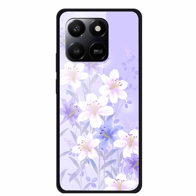 Glass Case For Honor X7d Play 10T 5G Case Soft Bumper Hard Tempered Glass Back Cover For Honor 400 Smart 2025 Phone Cases Fundas