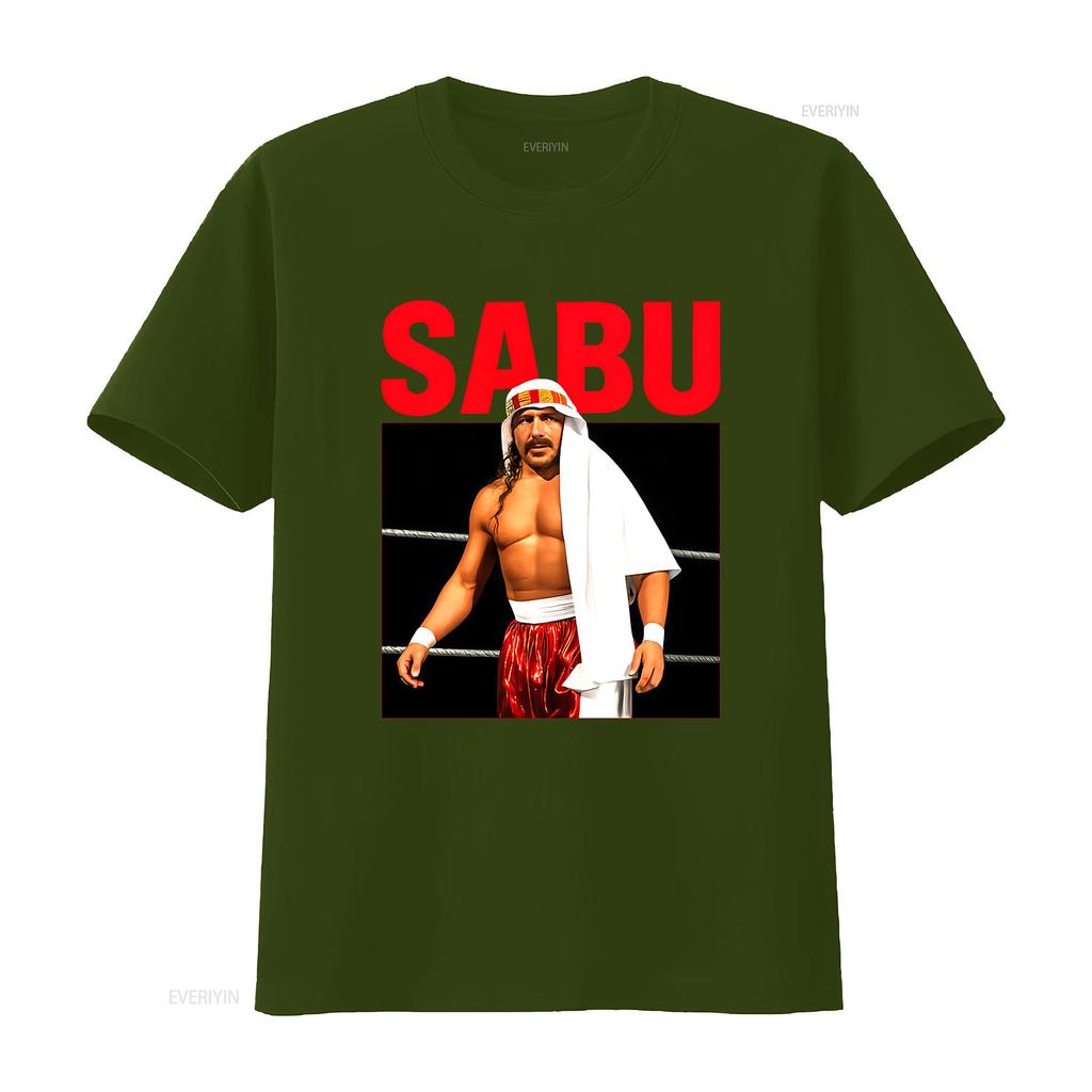 New Sabu Black Cotton All Size S 345xl For Fans T Shirt Hrb164 Vintage Washed Stylish Designer Clothes Comfortable Breathable