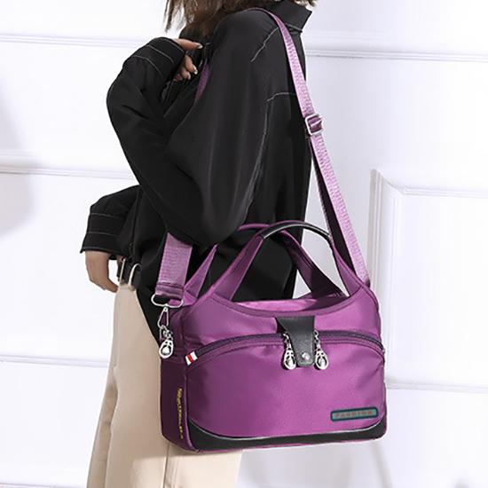 Nylon Shoulder Women's Bag Waterproof Handbag Large Capacity Crossbody Bag Fashion Lady Handle Bag Multifunction Purse