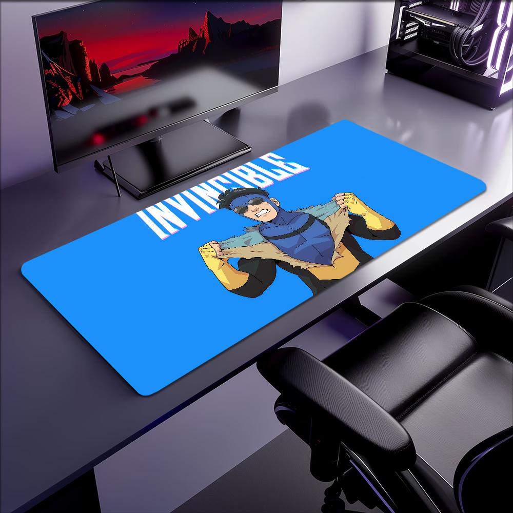 Tappetino Mouse Supereroe Antiscivolo Bordo Lockedge Cartone Animato Ufficio Studente Invincibile Gaming Spesso Grande Cuscino per Scrittura MousePad