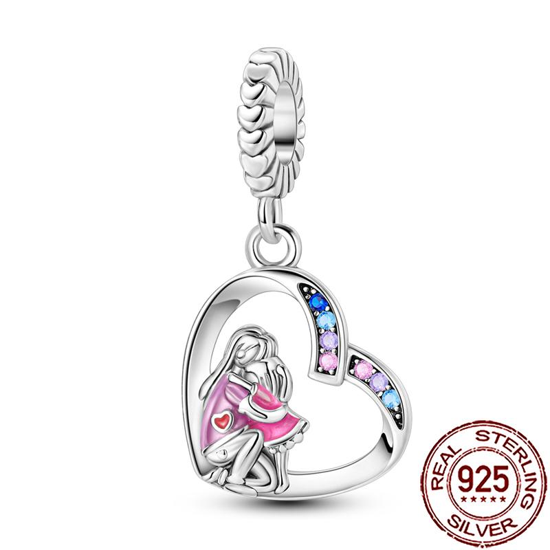 Charms Copper Moon Star Night Sky Galaxy Celestial Dangle Beads Fit Snake Chain Bracelet Necklace Women Diy Jewelry