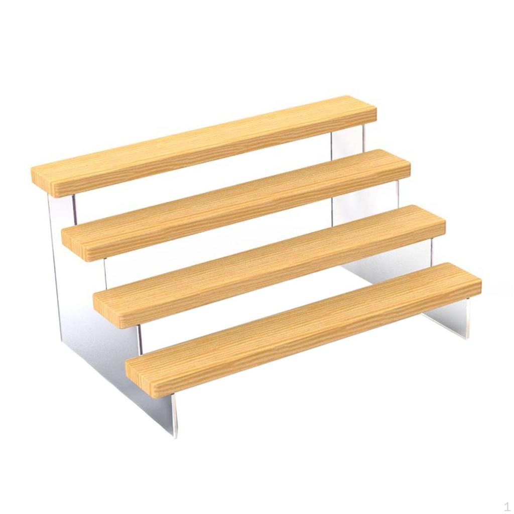 Acrylic Cupcake Display Stand Riser Organizer Storage Holder for Cupcakes Cosmetic Action Figure