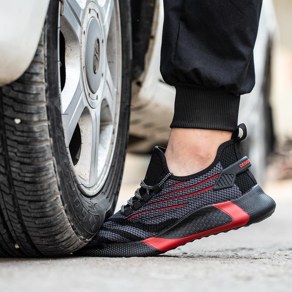 Bezpečnostní obuv pro muže do práce bezpečnostní obuv odolná proti propíchnutí bezpečnostní obuv měkká pohodlná dámská pracovní obuv lehká prodyšná ležérní tenisky