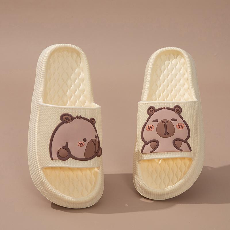 CM thick bottom EVA cool slippers men and women summer couple fashion home cute cartoon outer wear TEMU