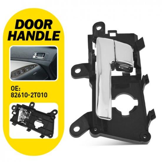 Front Side Left Chrome Black Interior Door Handle for Kia Optima 2011 2012 2013